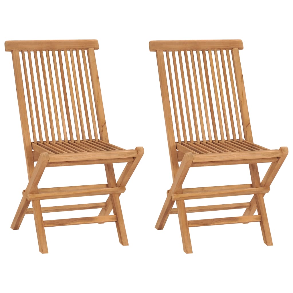 vidaXL 3 Piece Patio Dining Set Solid Wood Teak-2
