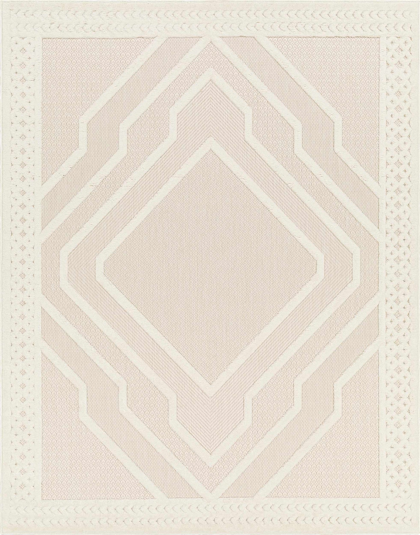 Anja Cream Outdoor Rug - Clearance-1