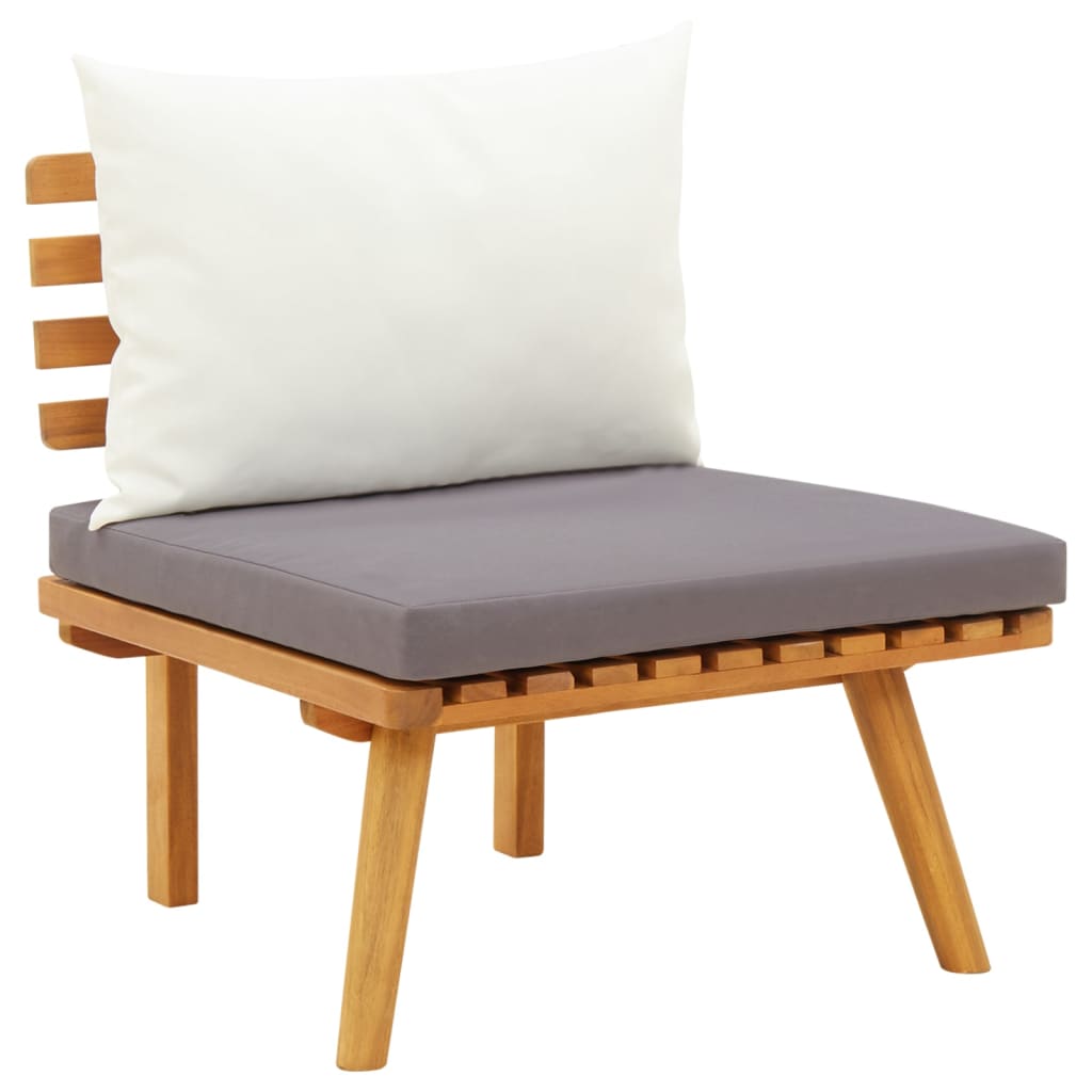 vidaXL 12 Piece Patio Lounge Set with Cushions Solid Acacia Wood-3