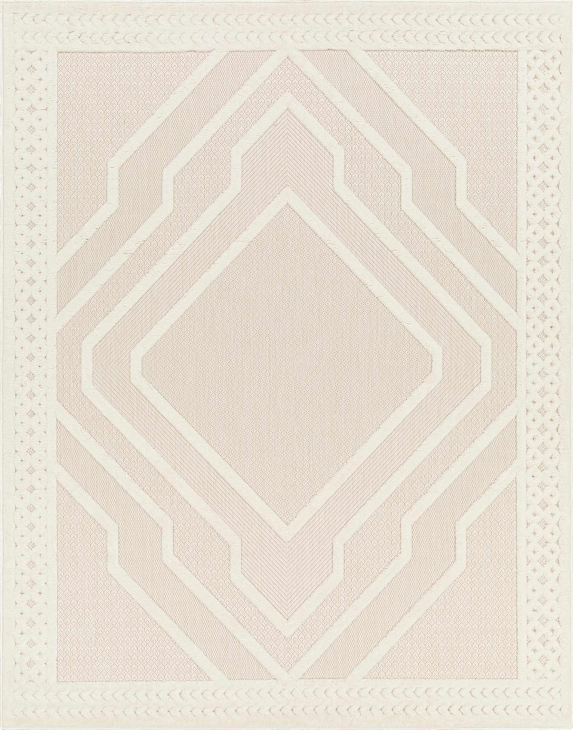 Anja Cream Outdoor Rug - Clearance-1